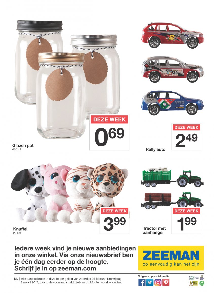ZEEMAN Aanbiedingen van 25-02-2017 pagina.6